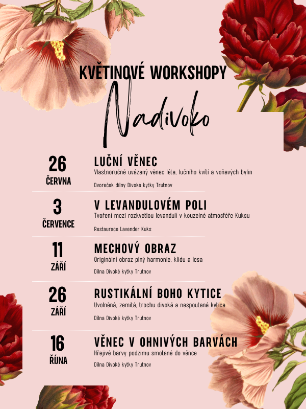 Zážitkové květinové workshopy